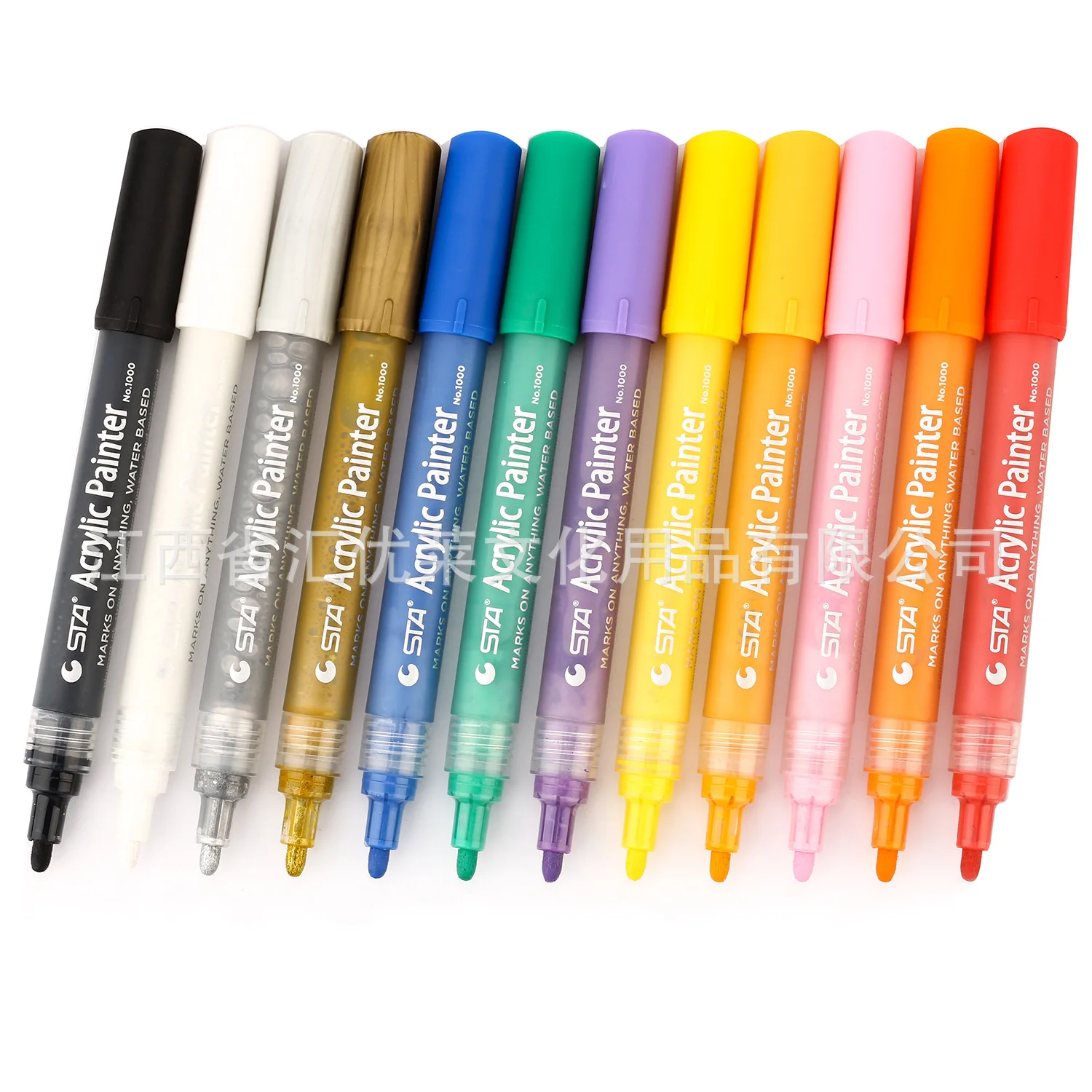 

12/24color Acrylic Water Based Marker Multifunctional DIY Graffiti Pen Easy To Write And Easy To Wipe Color Marker