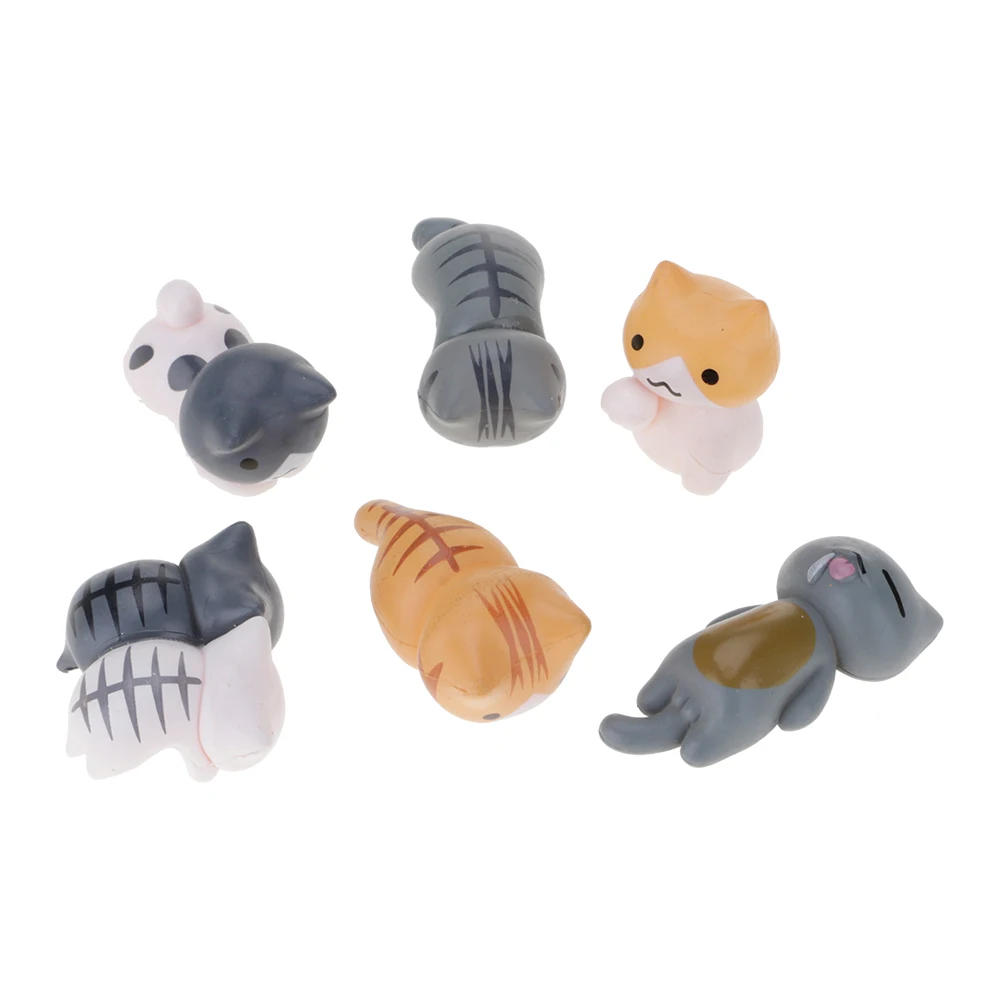 DIY Craft Cat For Fairy садовое украшение миниатюрное Figurine фигурка декор для кукольного