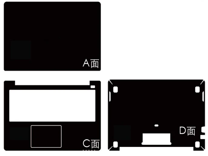 Кожаная наклейка из углеродного волокна для ноутбука защитный чехол ASUS S400 S400C S400CA