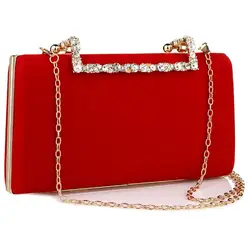 Женский бархатный клатч для официальных мероприятий Женский бархатный клатч для официальных мероприятий