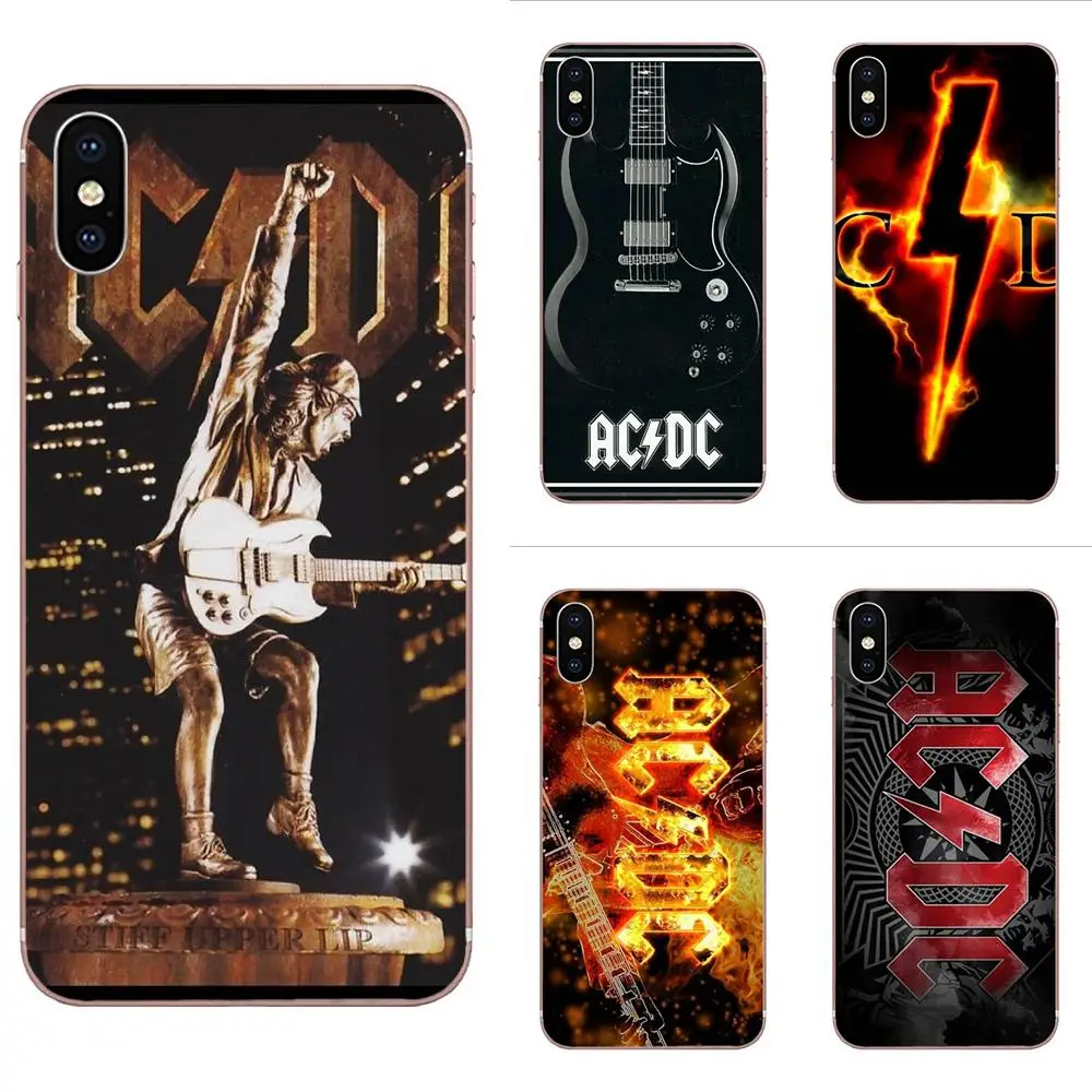 Мягкий арт чехол Ac Dc Группа acdc логотип для Xiao mi 3 4 4C 4i 5 5s 5X6 6X8 SE Pro Lite A1 Max x 2 Note