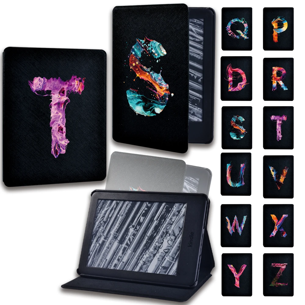 

Shockproof Bracket Soft Shell Tablet Case for Amazon Kindle Paperwhite(5th/6th/7th/10th)/Kindle(10th /8th)6" Letter Series + Pen