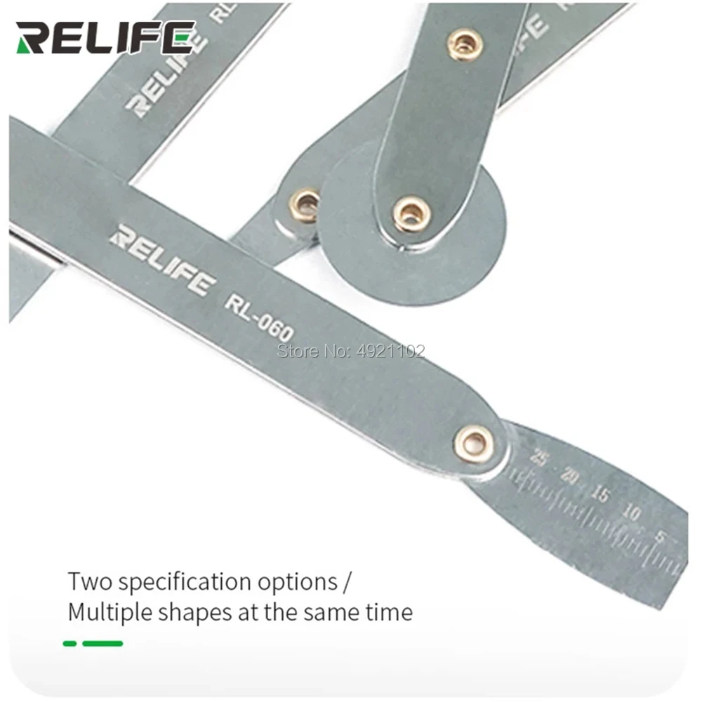 

5pcs sets RL-060 Disassembly Set Ultra-thin 1.0mm Thickness Metric Feeler Range Finder for Smart Phones Edge Remove Tool Kit