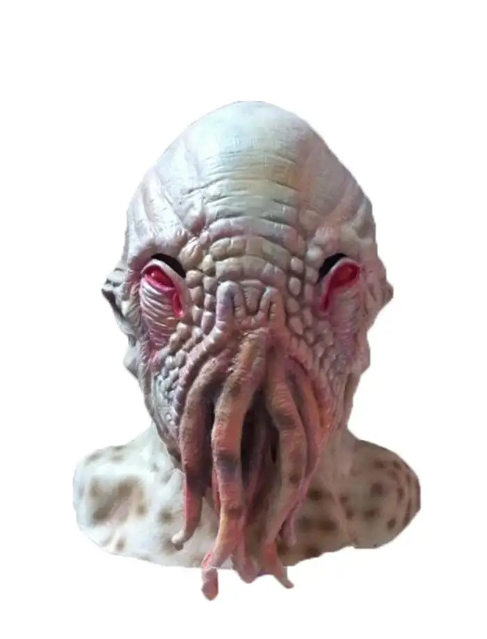 octopus Жуткая лошадь, Лев, осьминог, бегемот, резиновая маска животного, латекс, вечерние, панда, животное, маска для детей, вечерние, на Хэллоуин, маскарад, забавная маска - Цвет: octopus
