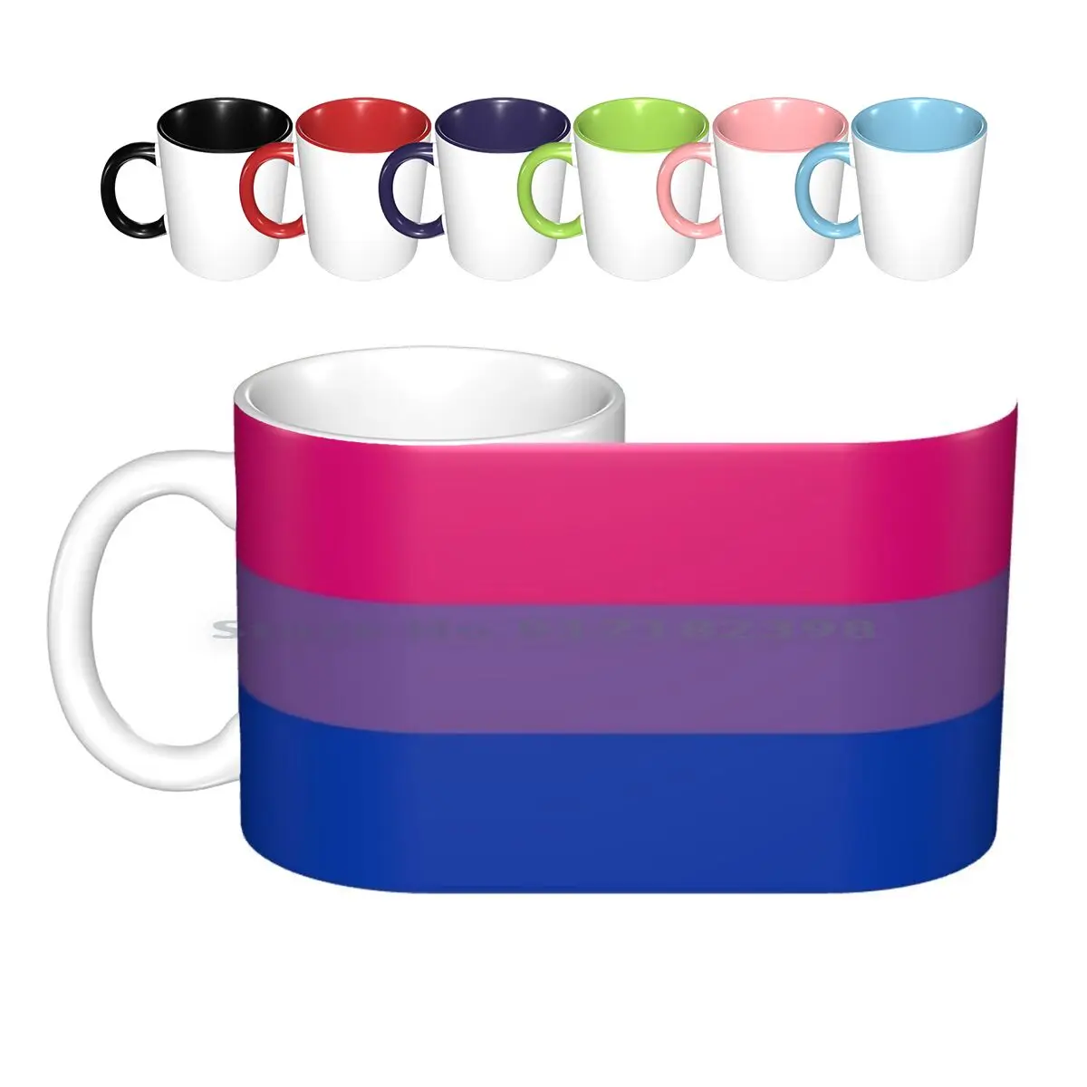

Бисексуальный Прайд флаг, керамические кружки, кофейные чашки, кружка для молока и чая, бисексуальный бисексуал, ЛГБТ, панология, сексуальна...