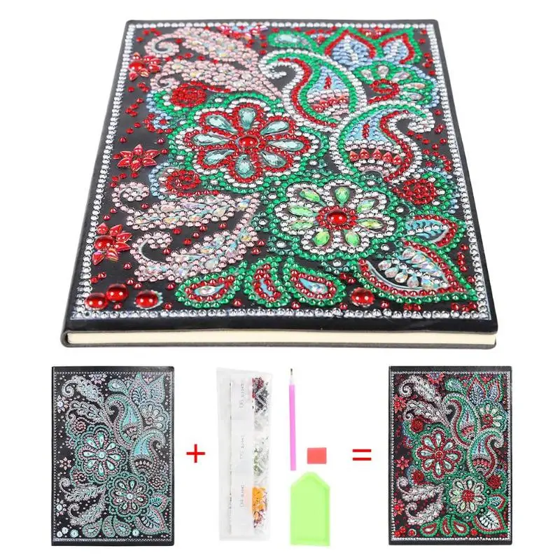 Сделай сам алмазная живопись особой формы мандала 50 страниц скетчбук А5 блокнот