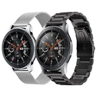 Ремешок металлический для Samsung Galaxy Watch 3, браслет из нержавеющей стали для Huawei watch 3 GT2 Amazfit, Миланский Браслет, 20 мм 22 мм