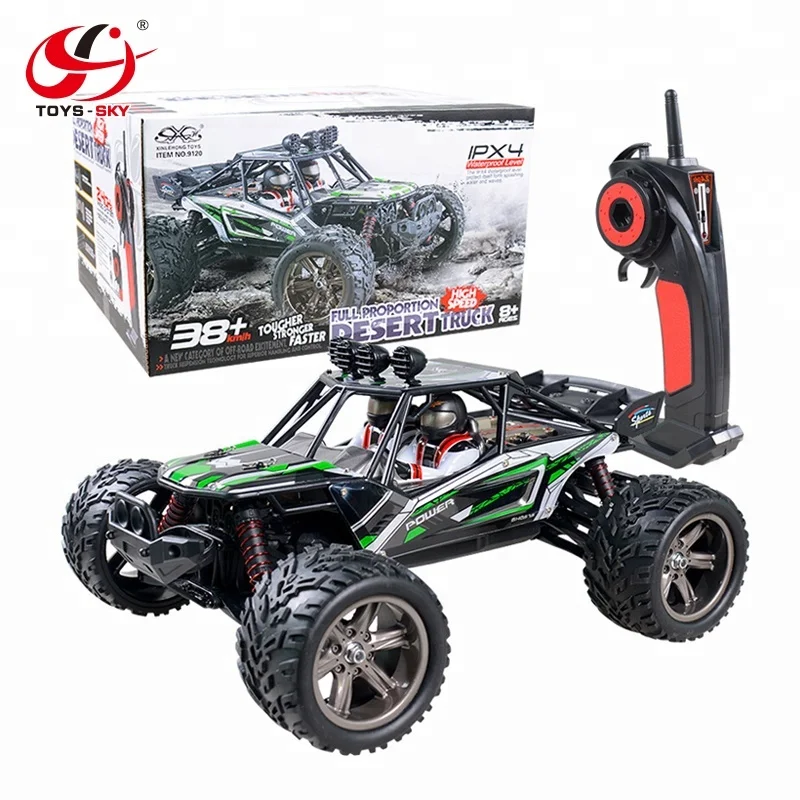 Гоночный автомобиль на радиоуправлении высокоскоростной Багги 2 4 ГГц с большой