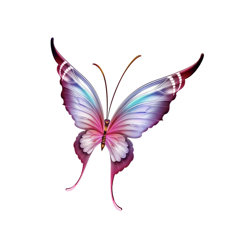 

Car Sticker Pattern Animal Dream Butterfly Decals Accessories Fashion PVC Bumper Window Cars-styling Waterproof Decal 15*14cm