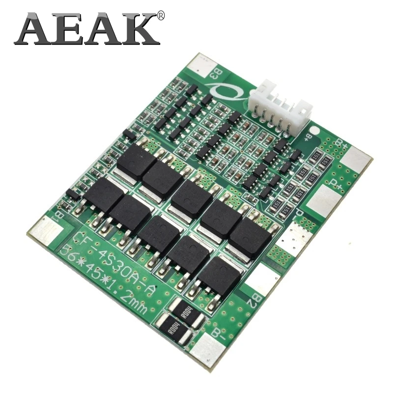AEAK 4S 30A 14 8 в литий ионная литиевая батарея 18650 BMS пакеты Щит защиты печатной платы
