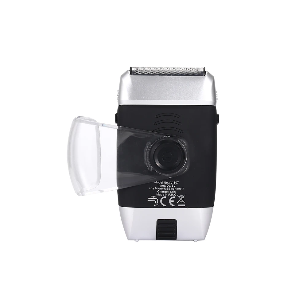 Сухая и влажная электробритва для мужчин с лезвием Водонепроницаемая