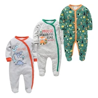 newborn baby boys footies set jumpsuit cotton bebe file cartoon infant girls overall onesies 0 12m toddler coverall one piece