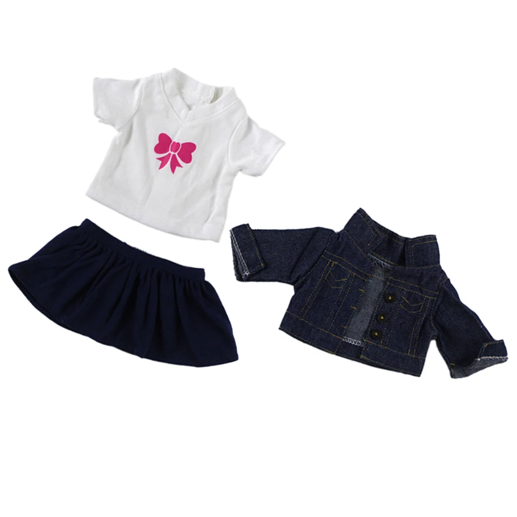 Одежда для 18 дюймов американская кукла моя жизнь куклы платье юбка топы