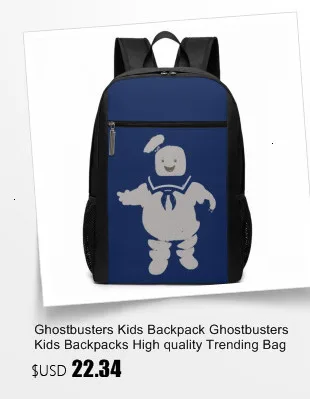 Рюкзак Охотники за привидениями рюкзак Охотники за привидениями s Студенческая Высококачественная сумка для мужчин и женщин с несколькими карманами