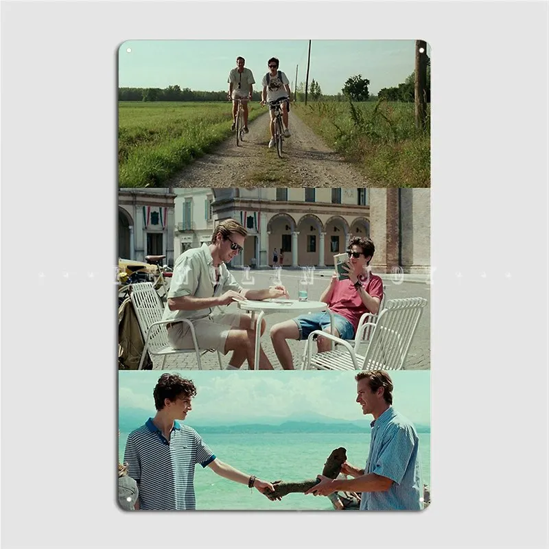 

Call Me By Your Name Poster Metal Plaque Wall Mural Vintage Plates Club Bar Tin Sign Poster
