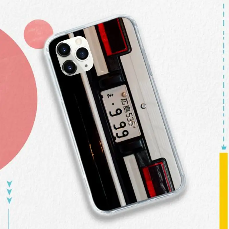 

AE86 car fashion mobile luxury Phone Case Transparent soft For iphone 5 5s 5c se 6 6s 7 8 11 12 plus mini x xs xr pro max