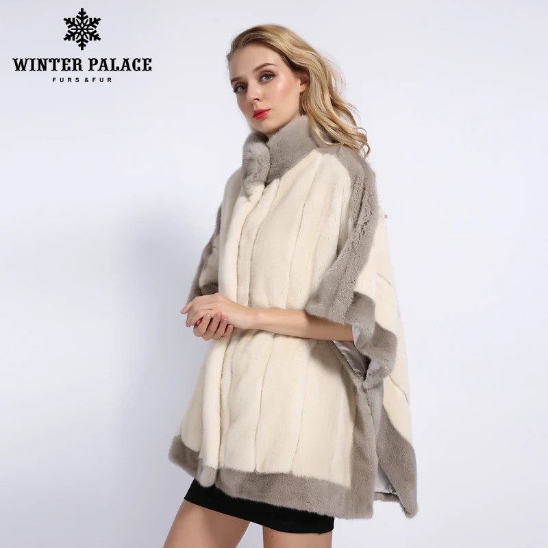 ЗИМНИЙ ДВОРЕЦ 2019 Мода Зимняя норковая шуба из импортного бархата сорта