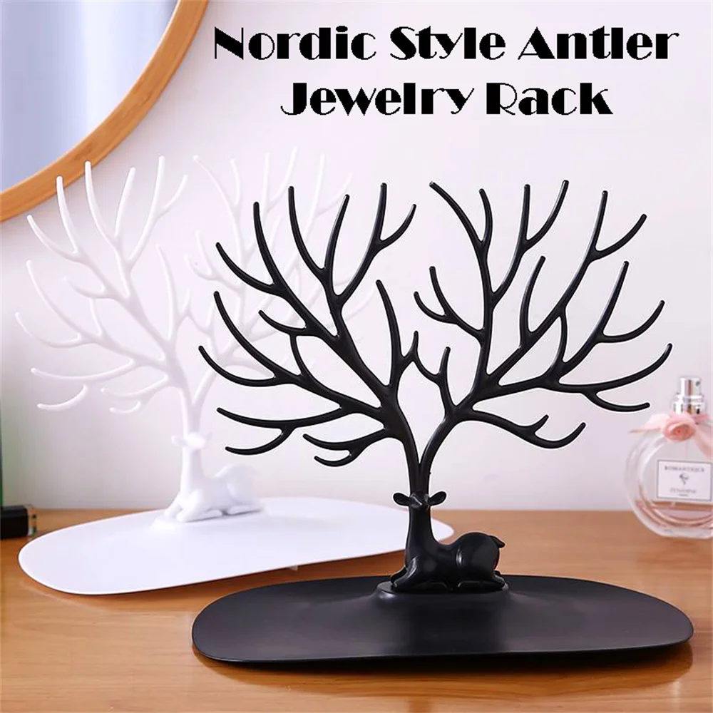 Подставка вешалка для ювелирных изделий креативный держатель в виде рога колец