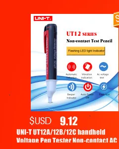 UNI-T UT13A/B ручной детекторы напряжения переменного тока 24V~ 1000 V 50/60Hz вольт тестер ручка регулируемая чувствительность(Высокочувствительный