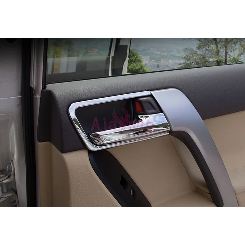 For Toyota Land Cruiser Prado 150 FJ150 2010-2017 Interior Door Handle Bowl Cover Trim Chrome Car Styling Accessories