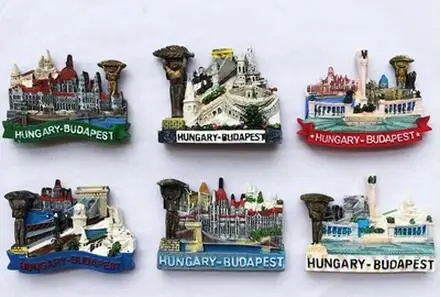 

Hungary Tourist Souvenir Gift Favorite Fridge 3D Resin Fridge Magnet Decor