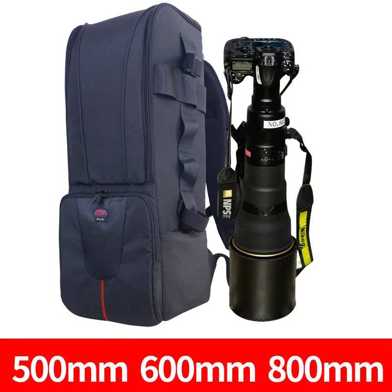 DSLR Камера сумка рюкзак телеобъективы чехол Водонепроницаемый Tamron Sigma Nikon Canon 300 мм