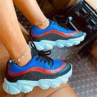 aliyi women trendy sneakers 2021 hot sell fashion mix colors lace up ladies running sport shoes 35 43 larged size female flats