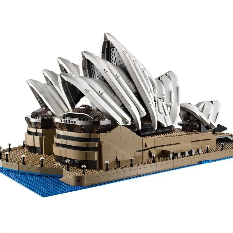 

Строительные блоки в наличии 17003, совместимые с лепинингом, конструктор, создание сиднейского оперного домика, игрушки, подарки для детей, р...