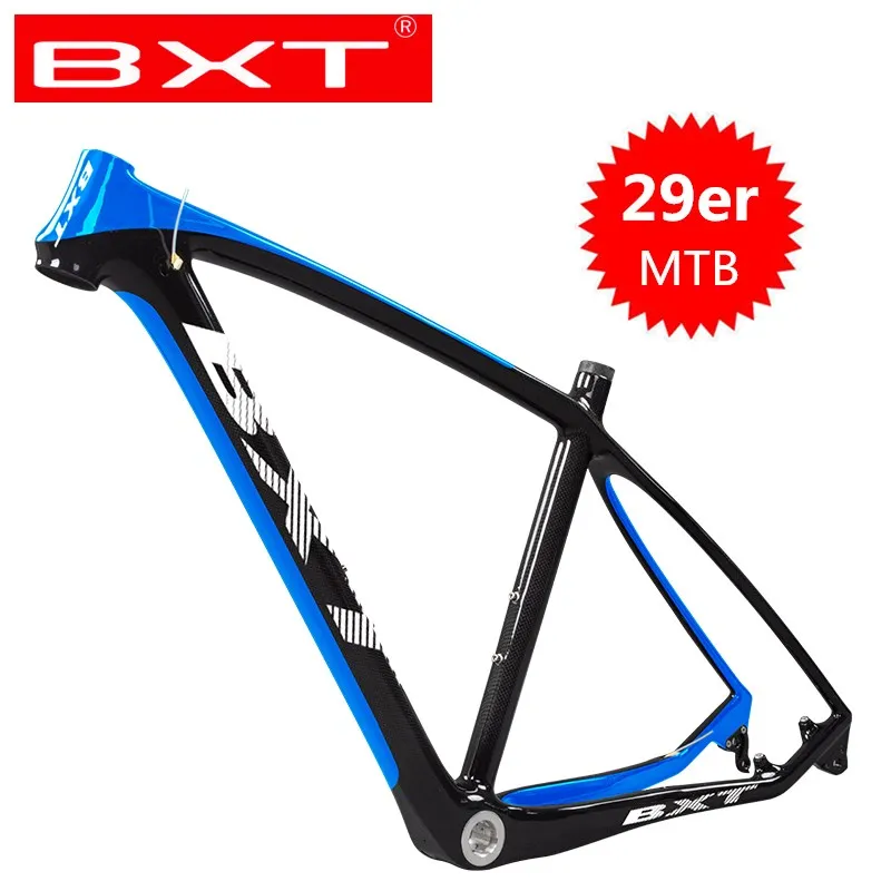 Новинка T800 углеродное волокно MTB рама 29er BSA 36K матовая/глянцевая 29 дюймов рама карбоновая для горного велосипеда 142*12 или 135*9 мм велосипедная Рама