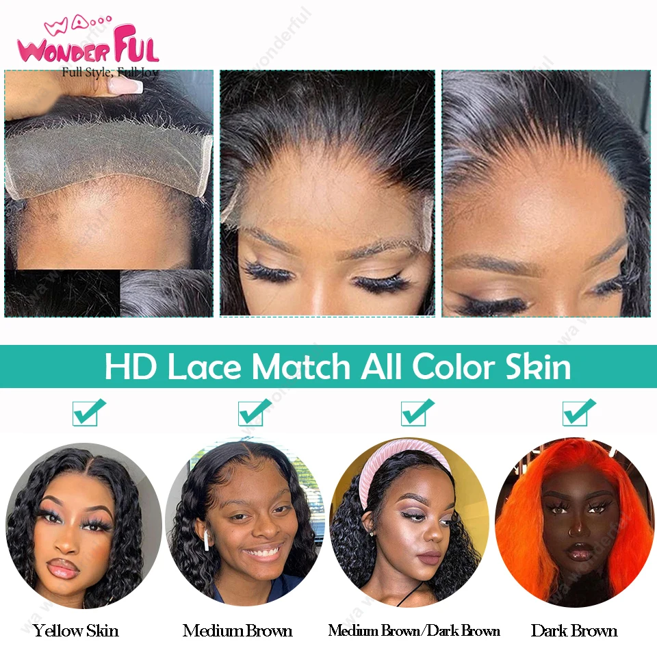 3 пряди из прозрачного кружева и застежка 28 дюймов человеческих волос с застежкой