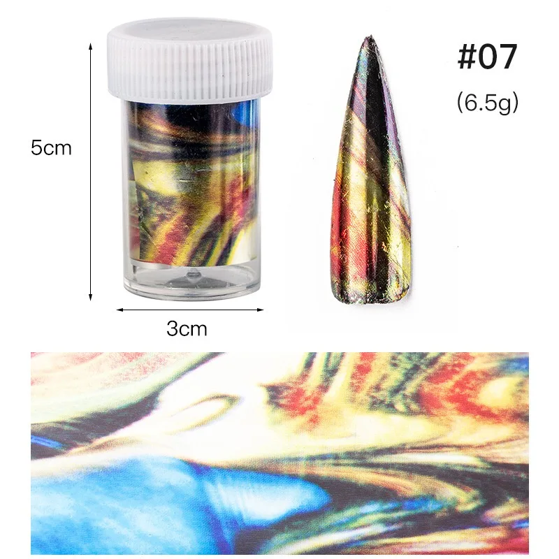 Новинка 100*4 см мраморная наклейка для ногтей голографические золотые блестящие