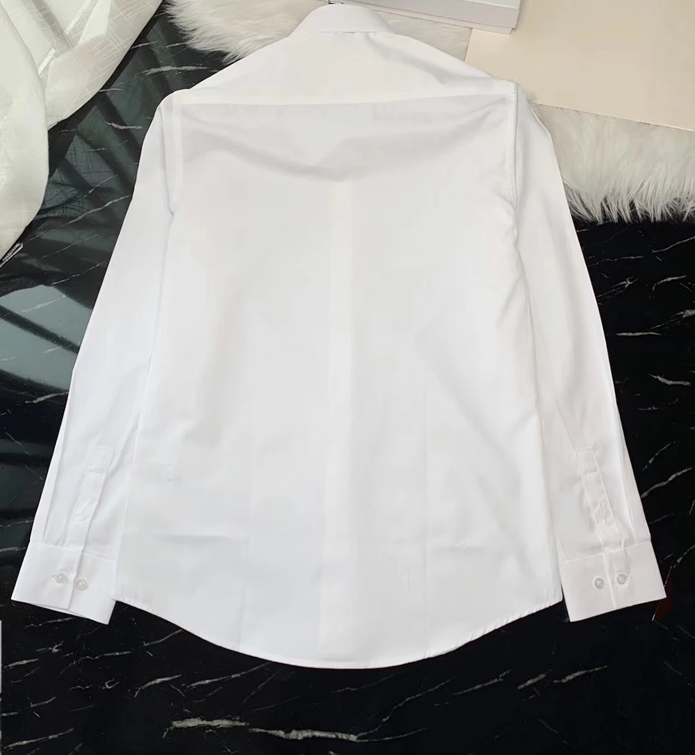 DUYOU Мужская рубашка хлопок мужская классическая приталенная Повседневная с