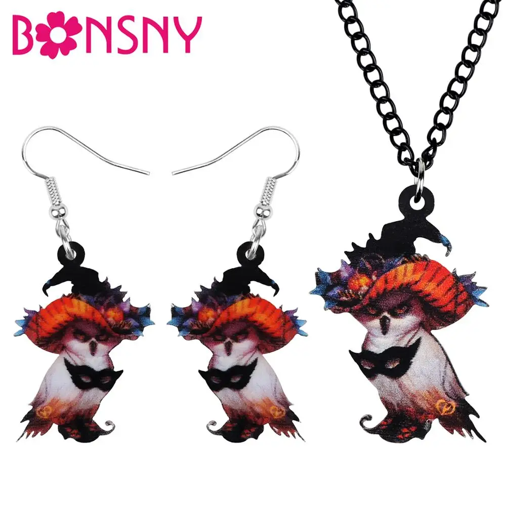 Набор украшений для женщин и девочек Bonsny акриловые украшения Хэллоуина аниме