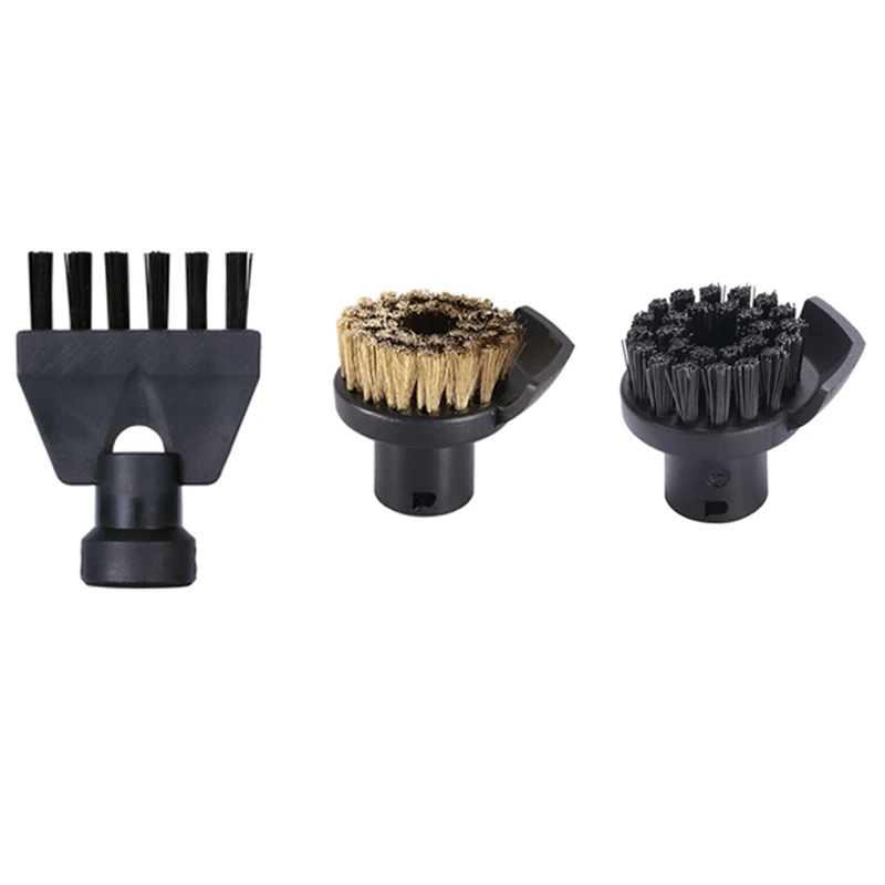 

Scraper Round Brush And Flat Brush Steam Cleaner Accessories For KARCHER SC1 SC2 SC3 SC4 SC5 Steam Cleaner Slit Brush