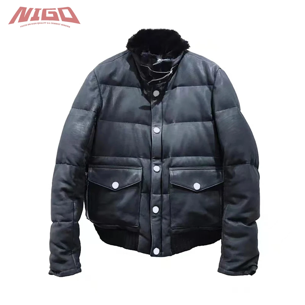

NIGO 21ss пуховик из воловьей кожи, пальто # nigo6198