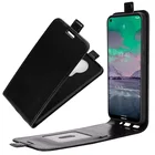 Кожаный чехол-книжка для Nokia 3,4, Вертикальный чехол-кошелек с отделением для карт