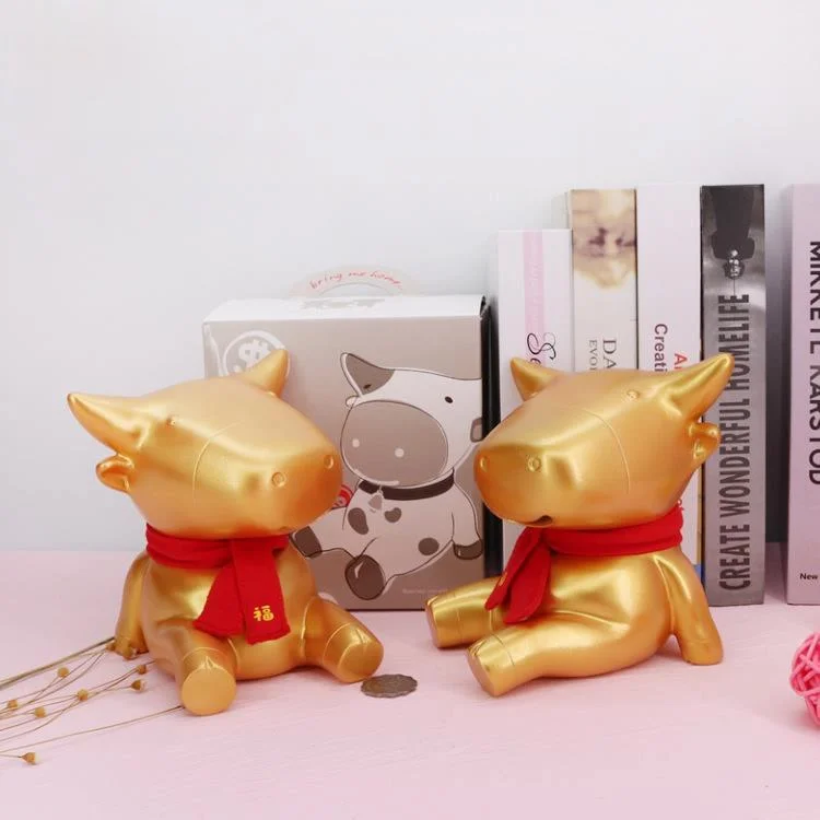 

Cow Simple Creativity Money Bank PVC Cute Modern Cartoons Numismatic Saving Box Coins Deposit Tirelire Home Decoration EK50MB