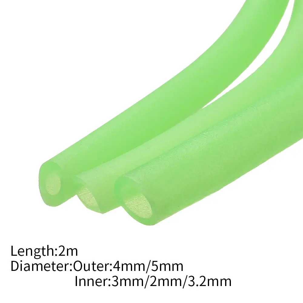Зеленая пвх мягкая пластиковая рыболовная люминесцентная трубка 2 м светящиеся