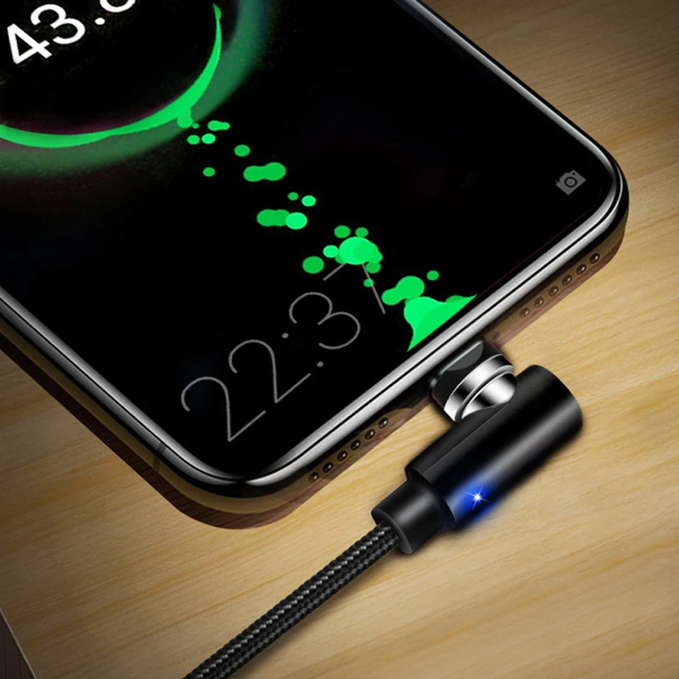 ANBES 2 м Магнитный кабель Micro usb type C зарядное устройство для зарядки iPhone XS X XR 8 7 samsung S8