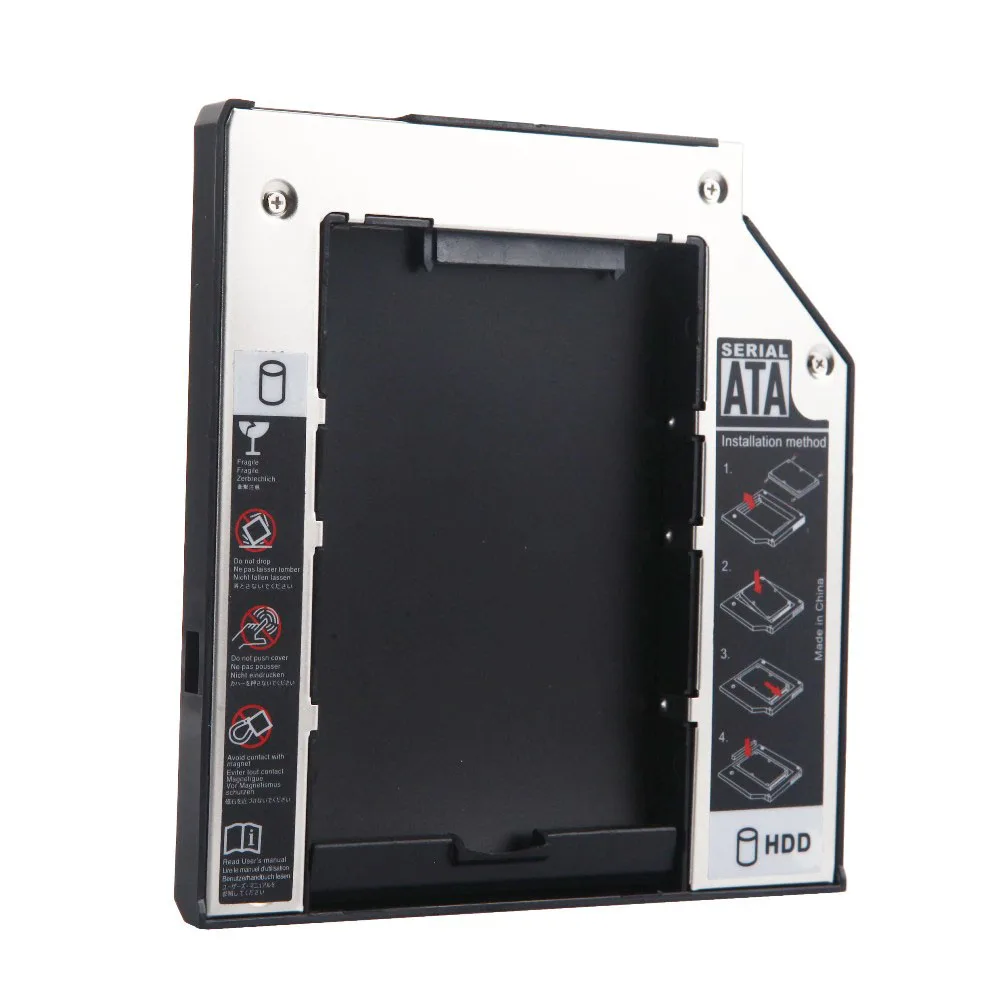 С панелью для установки второго SATA 2 5 дюйма жесткий диск HDD SSD оптический Caddy IBM Lenovo