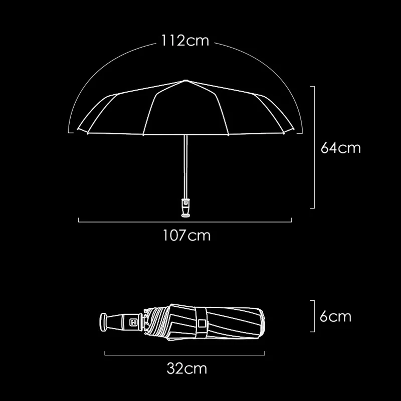 

Windproof Automatic Folding Umbrella Female Male Ten Bone Car Luxury Large Business Umbrellas Men Rain Women Gift Parasol