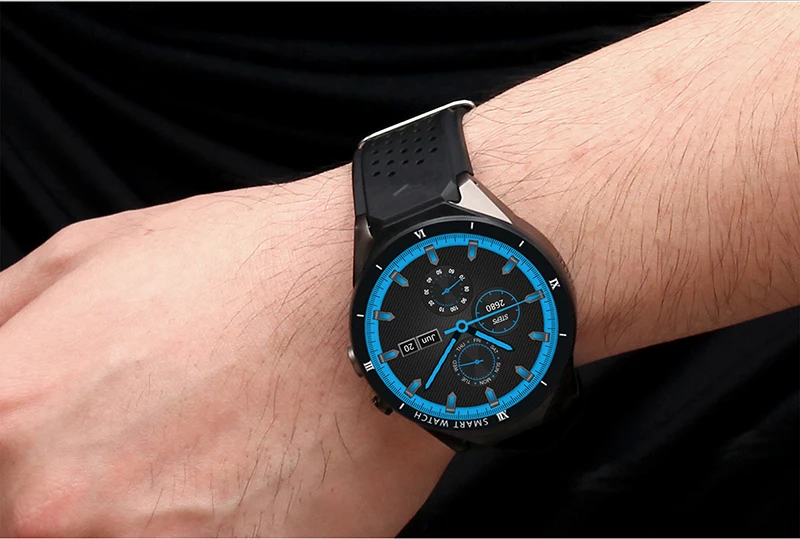 Смарт-часы KW88 Pro Android 7 0 1 Гб + 16 Bluetooth wifi 3g sim-карта gps Smartwatch 400*400 экран с 2 Мп камерой