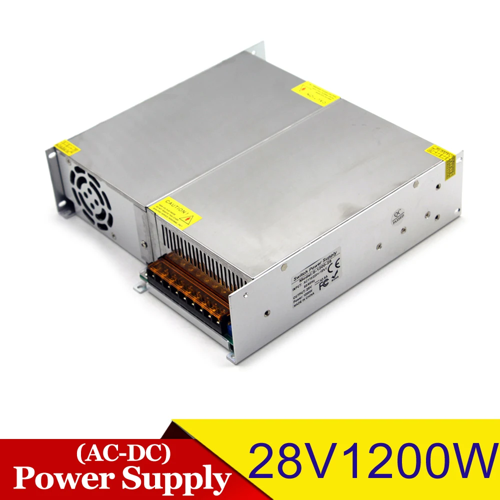 1200 Вт 28 В постоянного напряжения Драйвер AC к DC28v источник питания вход 110 220 DC