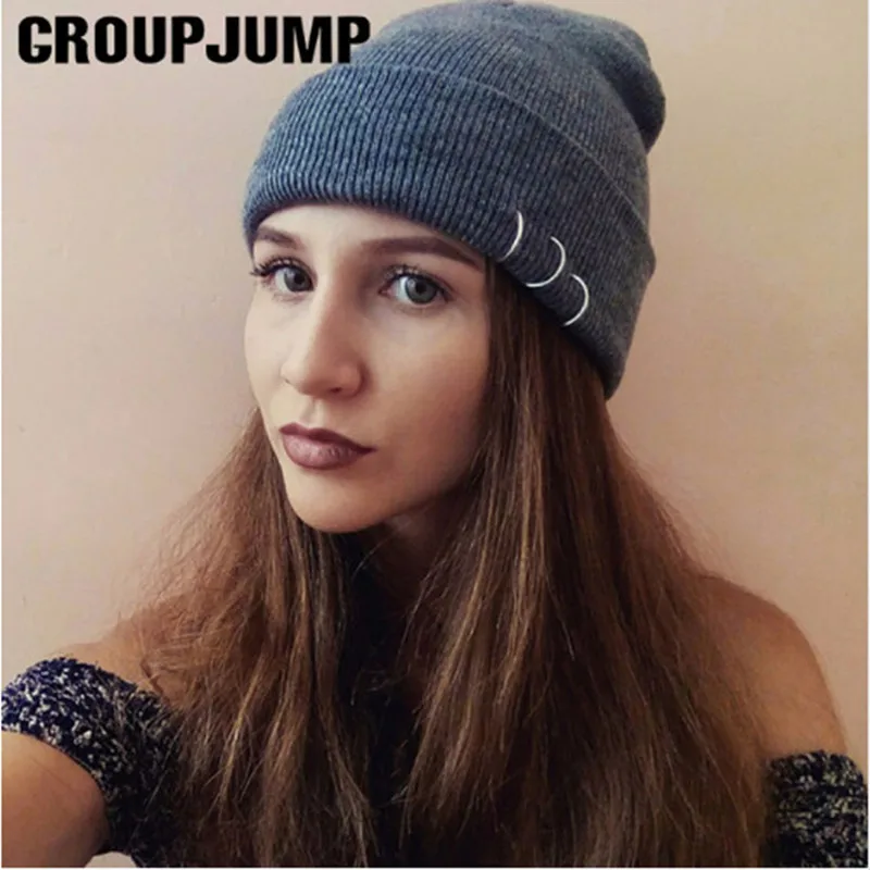 

Beanie Hat Unisex Winter Hat Acrylic Knitted Beanie Gorro For Women Men Casual Warm Bonnet Autumn Solid Color Adult Skullies Cap