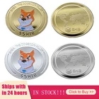 Dropship золотосеребро металлическая монета художественный сувенир станет желанным подарком для друзей Коллекционная физической металлические монеты крипто памятная монета