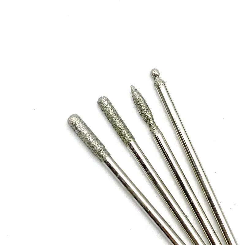 Алмазные шлифовальные буры с хвостовиком 30 шт. 2 35 мм игольчатый гравировальный