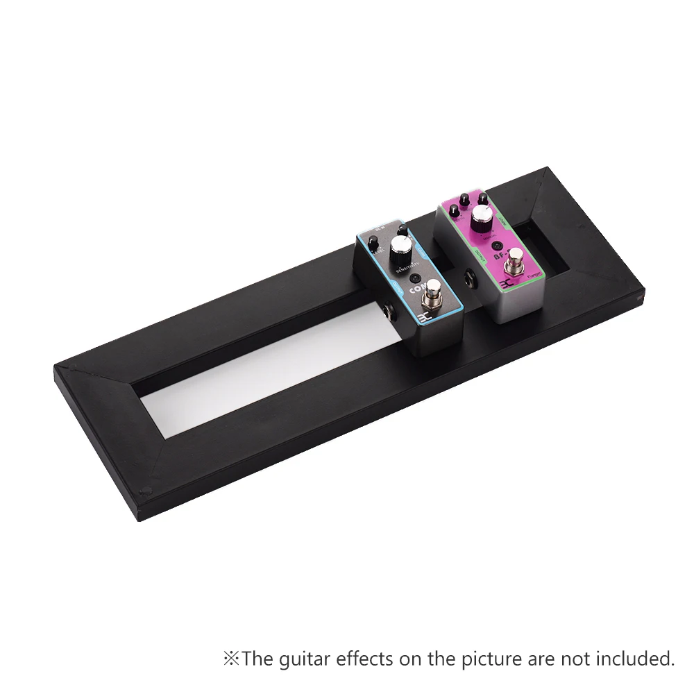 Guitar Effect Pedal Board Holder Pasting Plate with Fastening Tapes Cable Tie Patch | Спорт и развлечения