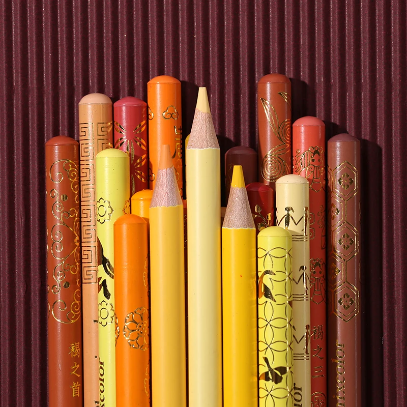 Andstal 50/100Colors Chinese Style Oil Color Pencils Professional Drawing Pencil Gift Box Phoenixcolor Colored For Artist | Канцтовары