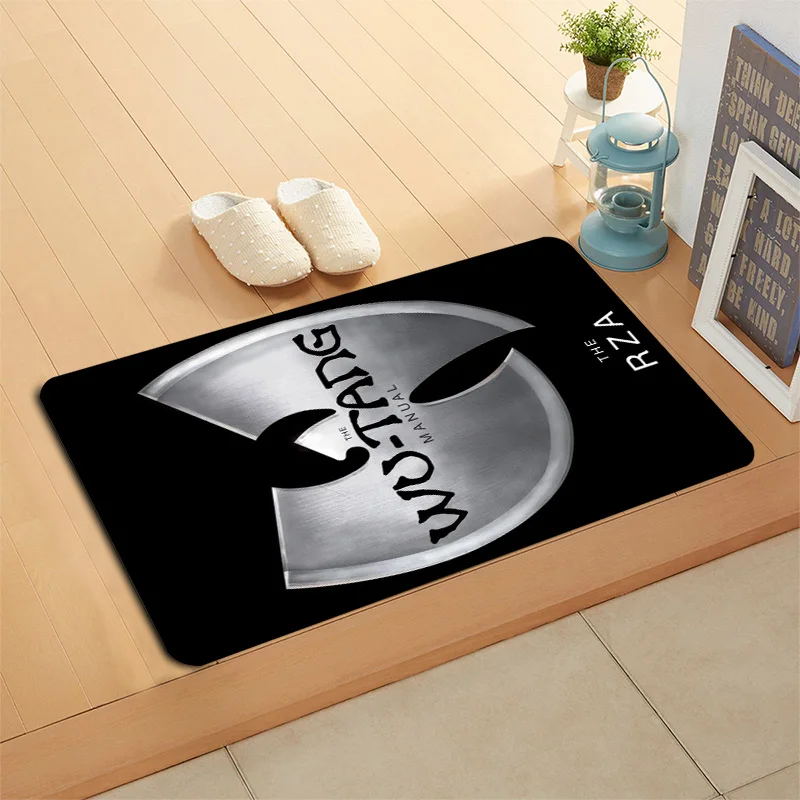 

HEARMNY Wu Tang Doormat Floor/Bath/Kitchen/Beach Mat Flannel Sponge Fabric 3D Printed Shaggy Custom Decoration For Bedroom