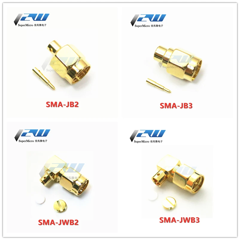 Полугибкий Полужесткий штекер SMA прямоугольный соединитель SMA-JB2/JB3 SMA-JWB сварка 1 5-3